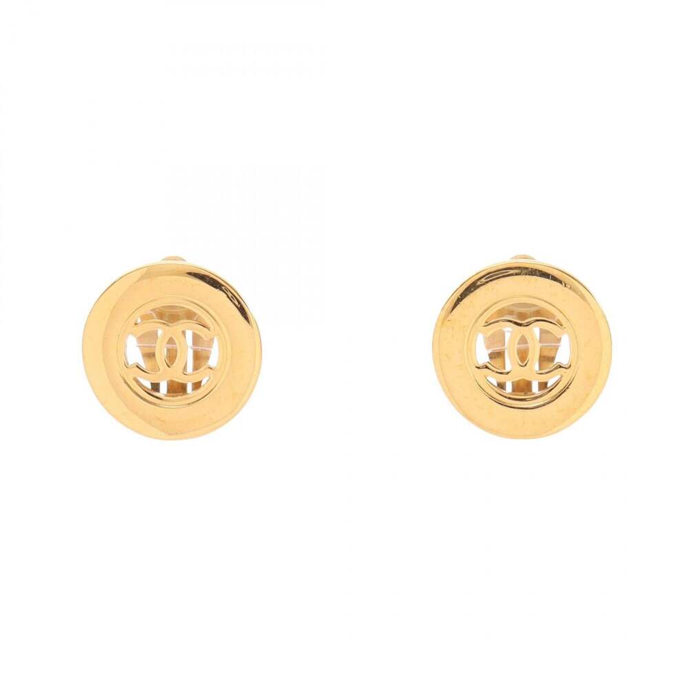 Chanel Cc Logo Circle Clip-On Earrings #312604C98B